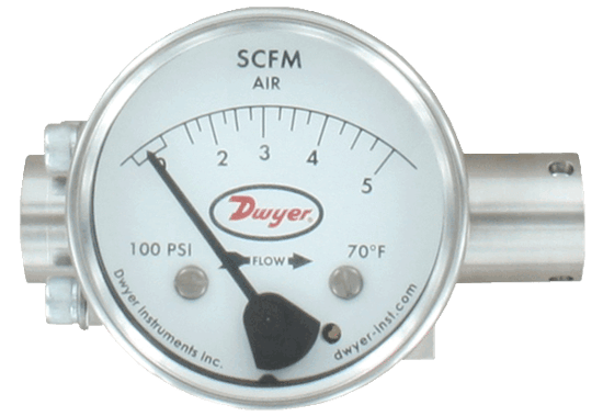 Dwyer Fixed-Orifice Flowmeter for Low Flow Rate, Series DTFF